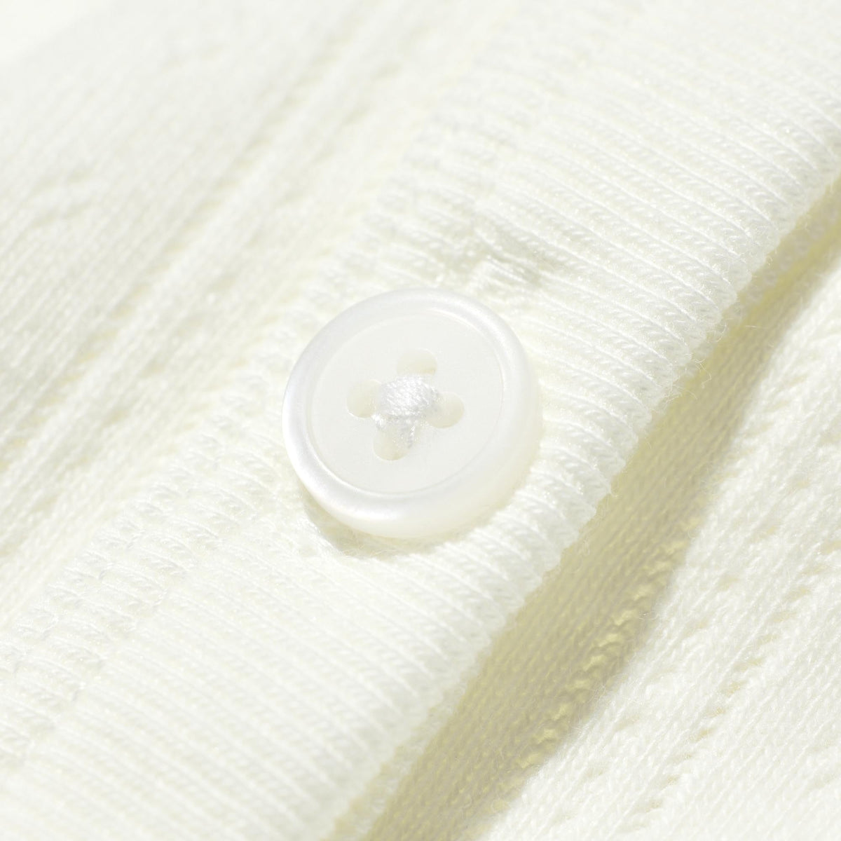 Uniqlo Women Pointelle Cardigan Cotton Knit