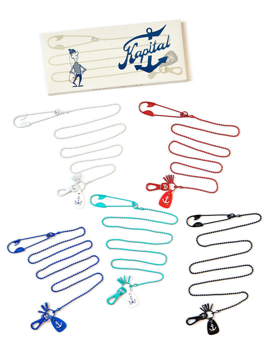 Kapital Brass Lacquer Anchor Snood Chain