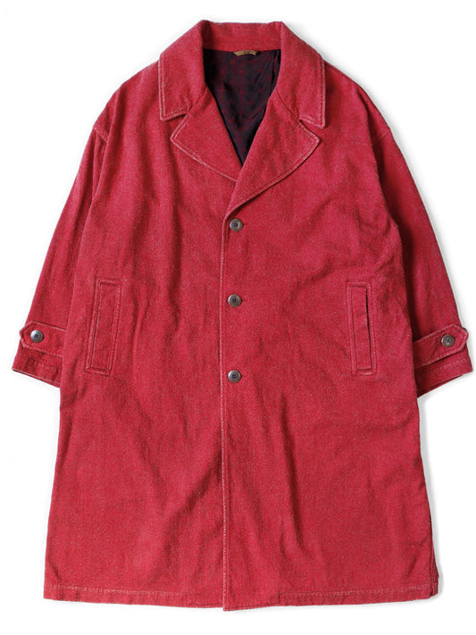 Kapital twill aged wool cavalier coat