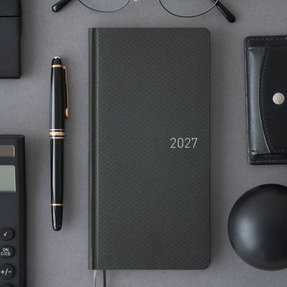 Hobonichi Techo 2027 Weeks Black Argyle Planner