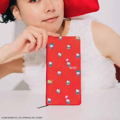 Hobonichi Techo 2027 HELLO KITTY "Techo to Otomodachi" Weeks Planner