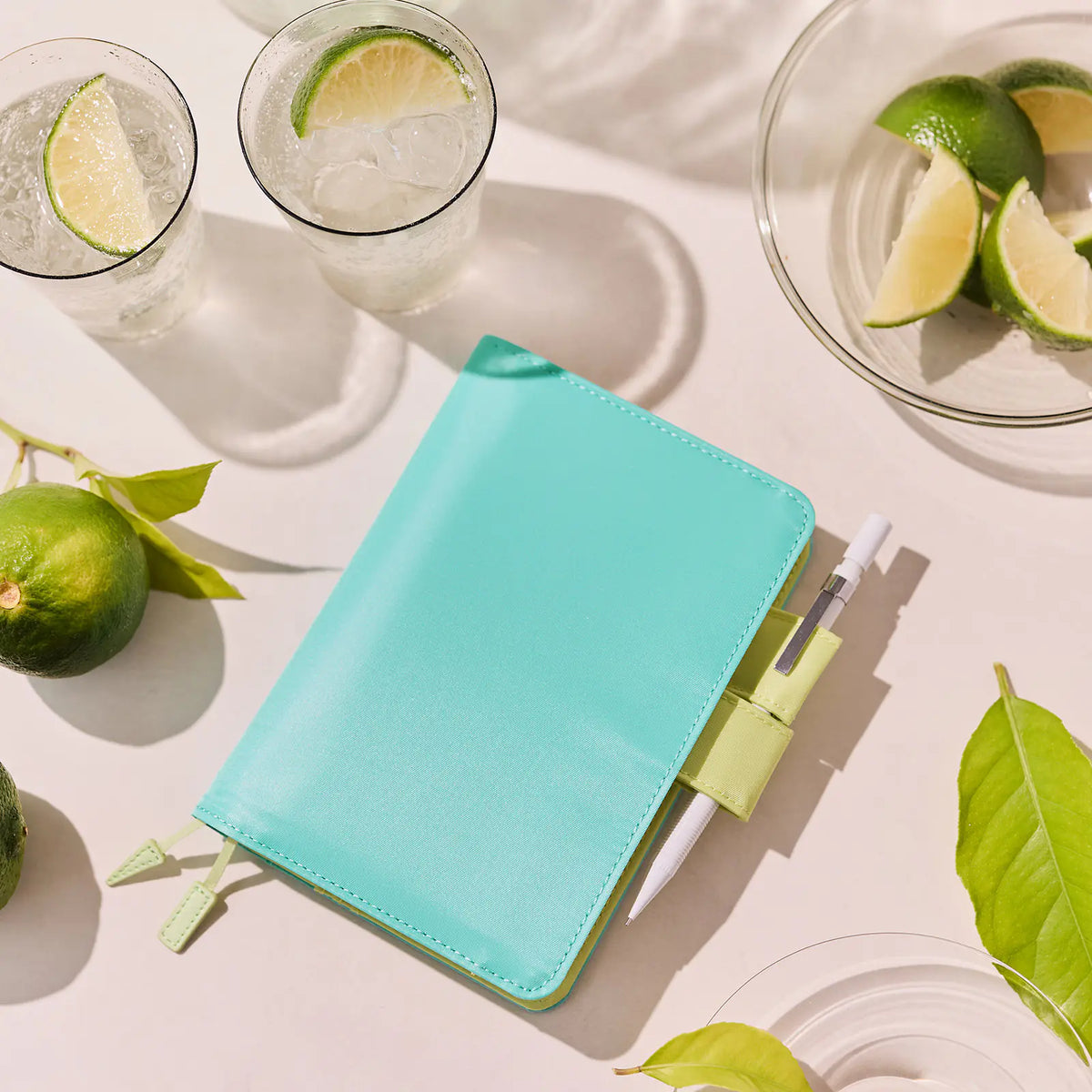 Hobonichi Techo Colors Aqua Lime Cover Original Size A6 Polyester Planner Cover 2027