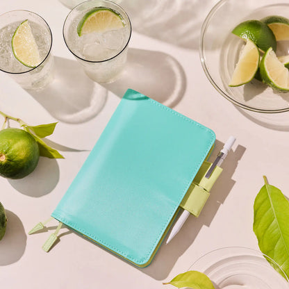 Hobonichi Techo Colors Aqua Lime Cover Original Size A6 Polyester Planner Cover 2027