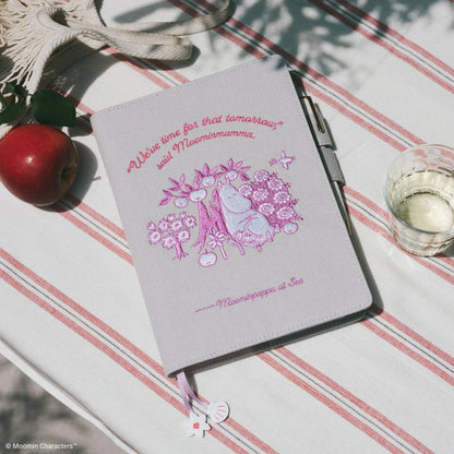 Hobonichi MOOMIN My Garden Embroidered Notebook Cover