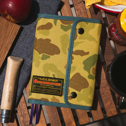 Hobonichi Techo 2027 NATAL DESIGN Hello New Day Camo A6 Planner Cover