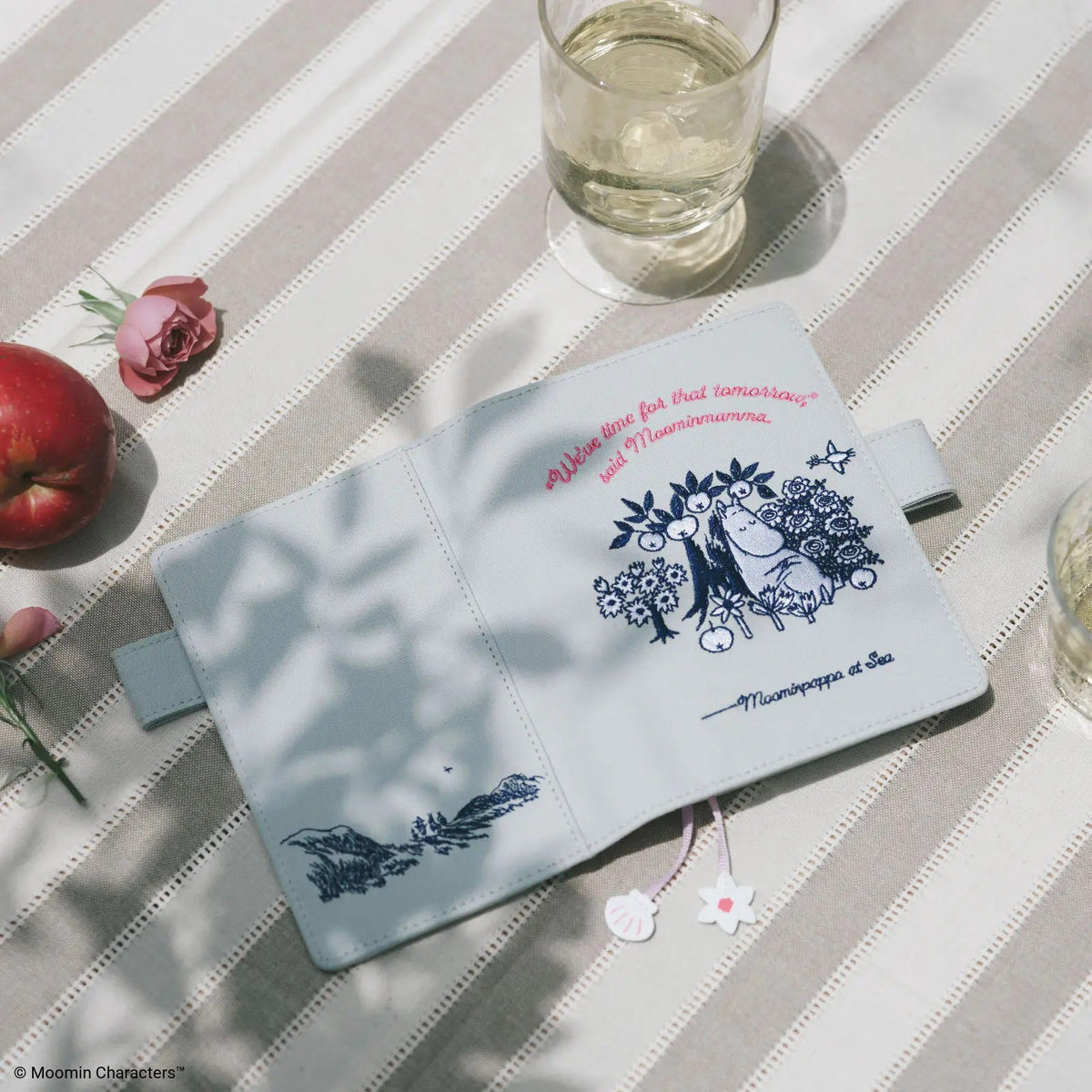 Hobonichi MOOMIN My Garden Embroidered Notebook Cover