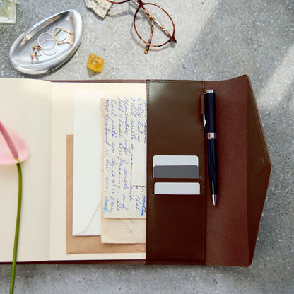 Hobonichi Techo GLOW CHIANTI Cousin A5 Leather Cover