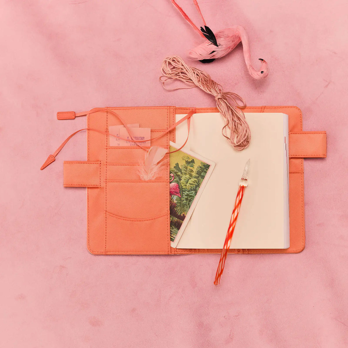 Hobonichi Techo 2027 Colors Airy Flamingo Cover Original Size A6 Polyester Planner Cover