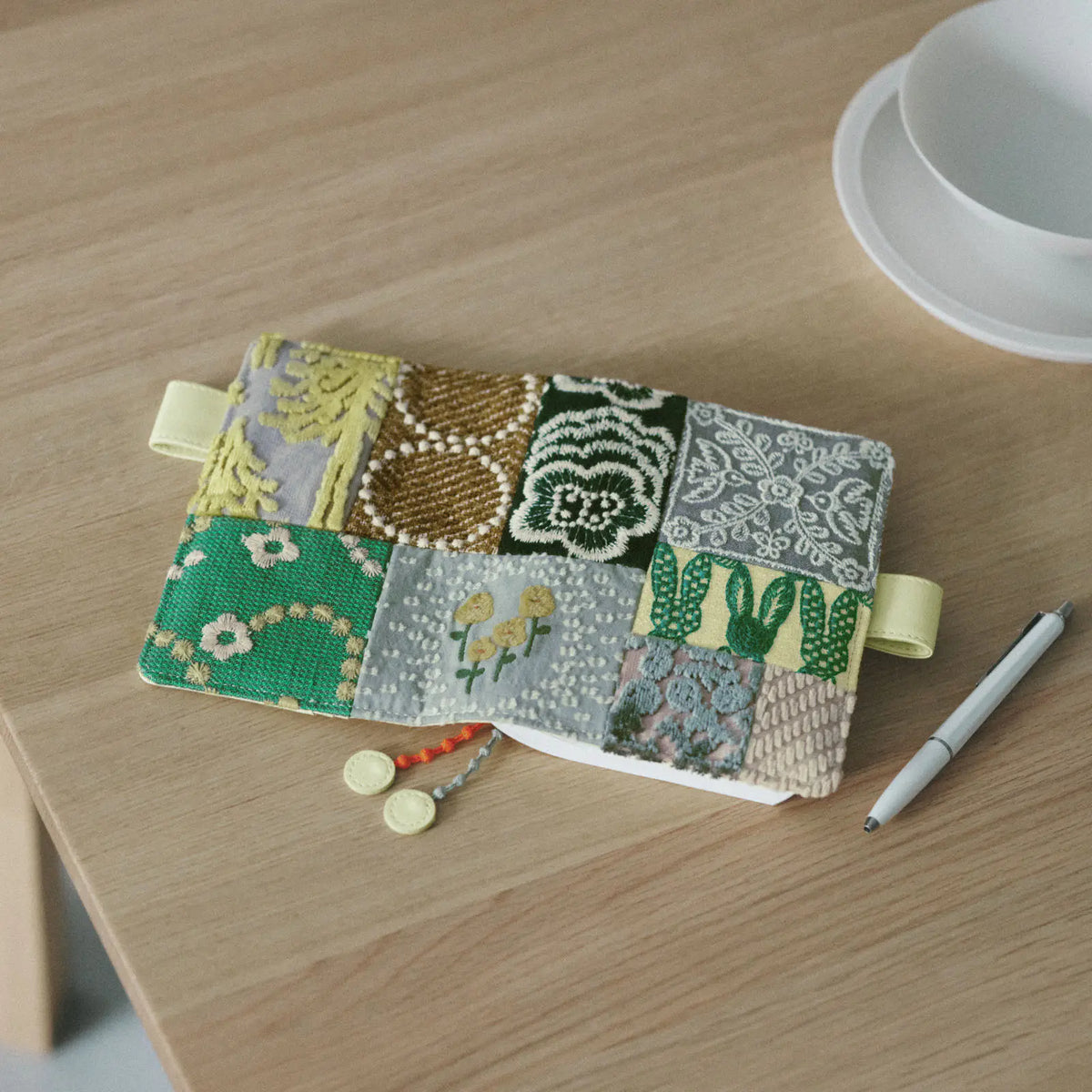 Hobonichi Techo 2027 Minä Perhonen Piece Original Mix A6 Planner Cover, Patchwork