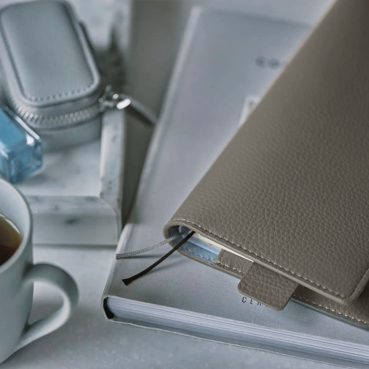 Hobonichi Techo 2027 Tait Gray & Light Blue Weeks Cover