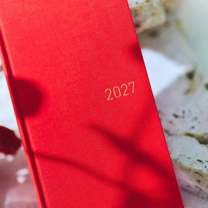 Hobonichi Techo 2027 Weeks Poppy Red Planner