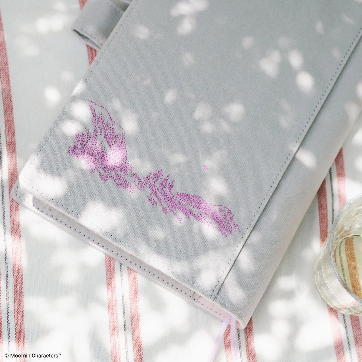 Hobonichi MOOMIN My Garden Embroidered Notebook Cover