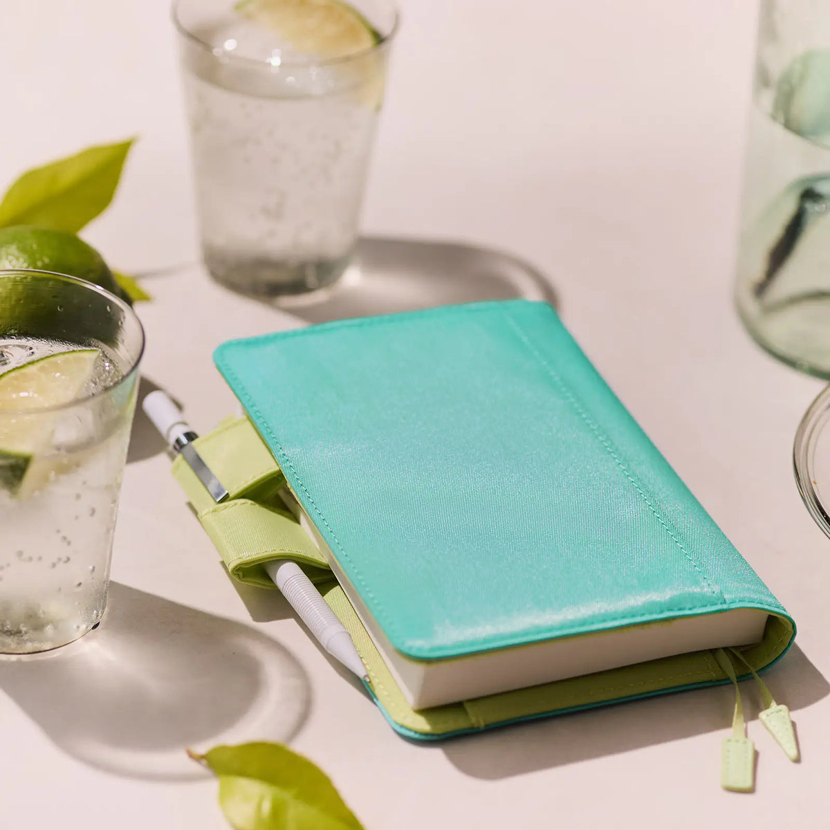 Hobonichi Techo Colors Aqua Lime Cover Original Size A6 Polyester Planner Cover 2027