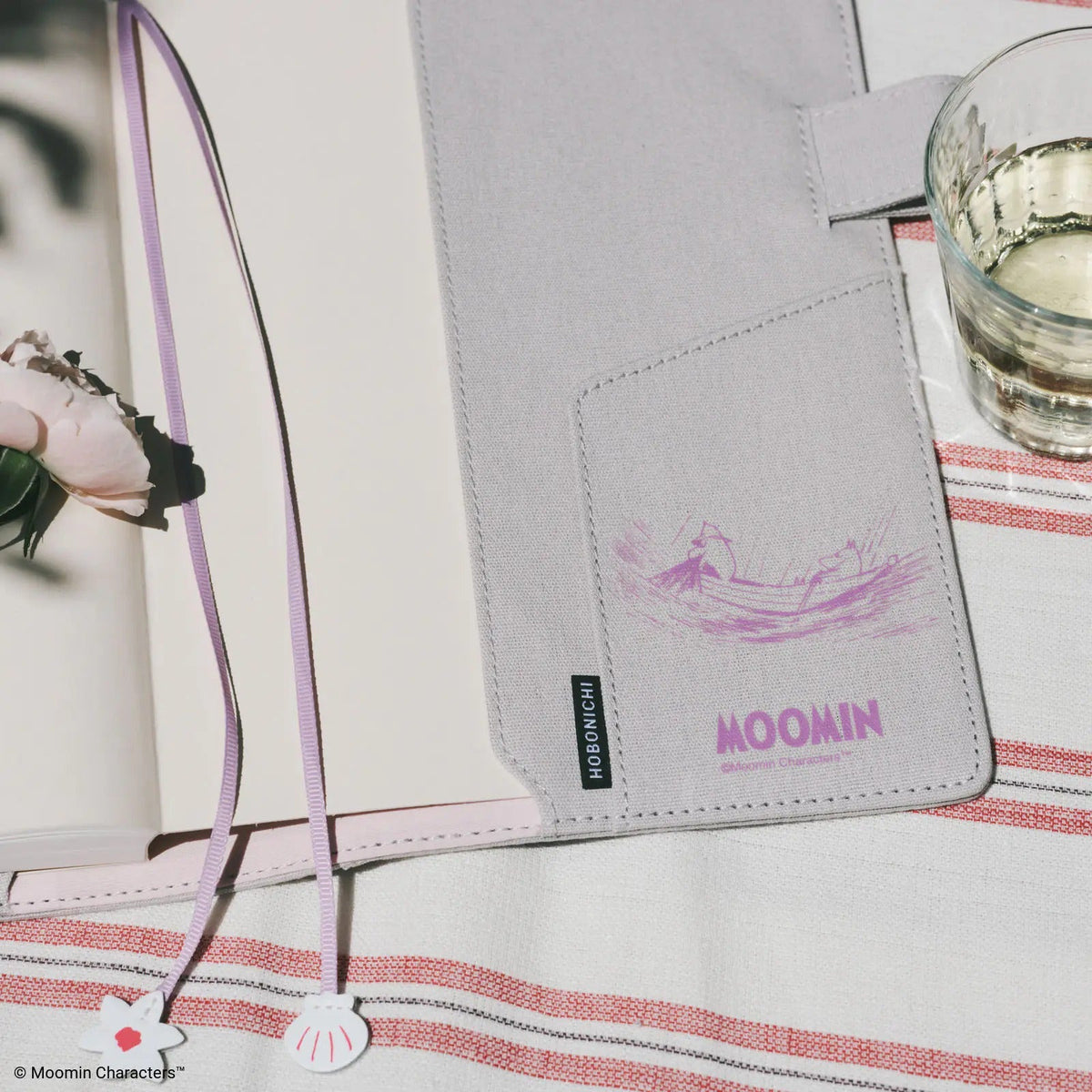 Hobonichi MOOMIN My Garden Embroidered Notebook Cover