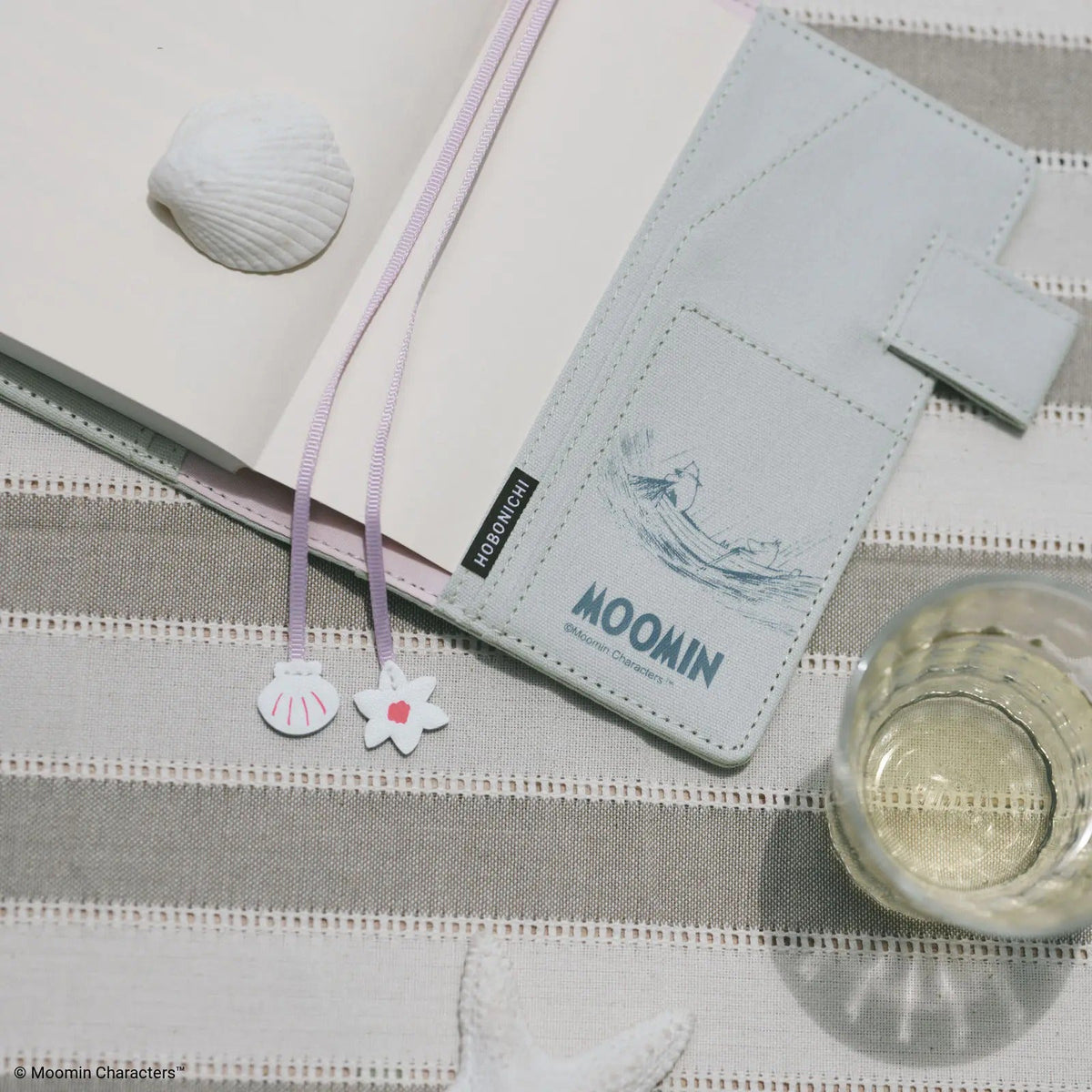 Hobonichi MOOMIN My Garden Embroidered Notebook Cover