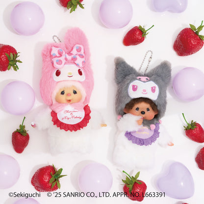 Monchhichi x My Melody & Kuromi Anniversary Keychain Collection