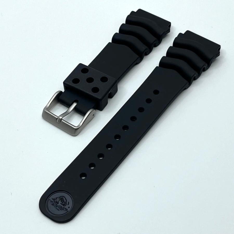 SEIKO Rubber Watch Belt Urethane Band DAL0BP 22 mm