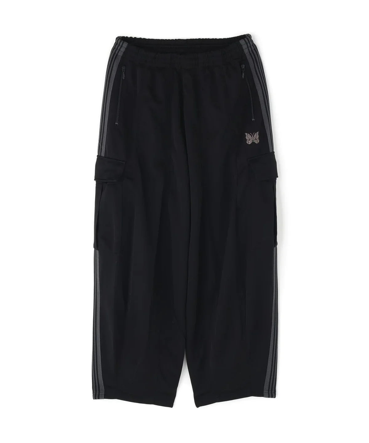 Needles BEAVER H.D. Track Pants BDU Black with Cargo Pocket