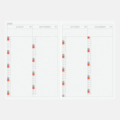 Hobonichi Techo 2026 Original A6 Planner English Version