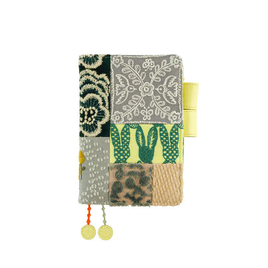 Hobonichi Techo 2027 Minä Perhonen Piece Original Mix A6 Planner Cover, Patchwork