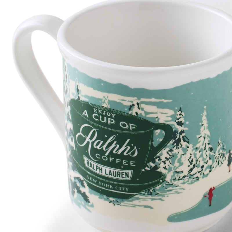 Ralph’s Coffee Holiday Ceramic Mug Porcelain Coffee Cup