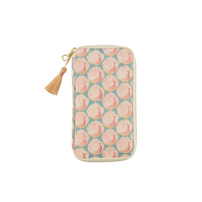 Hobonichi Techo 2026 Peacock Floral Small Drawer Pouch