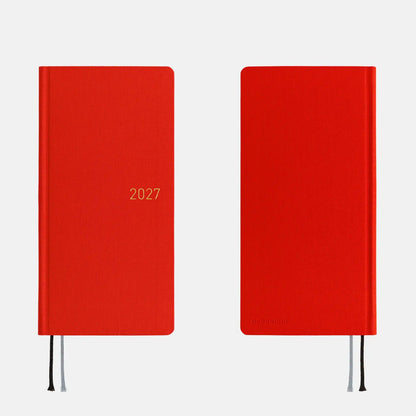 Hobonichi Techo 2027 Weeks Poppy Red Planner