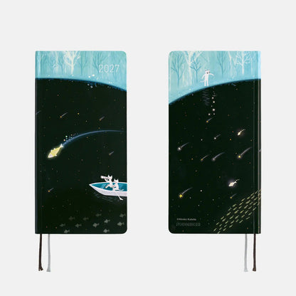 Hobonichi Techo 2027 Weeks Blue Forest Meteor Shower Planner