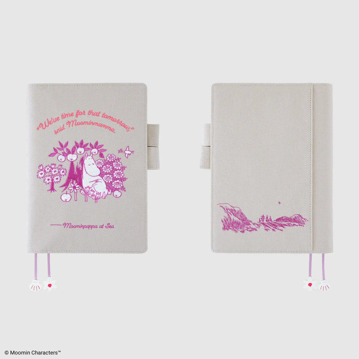 Hobonichi MOOMIN My Garden Embroidered Notebook Cover