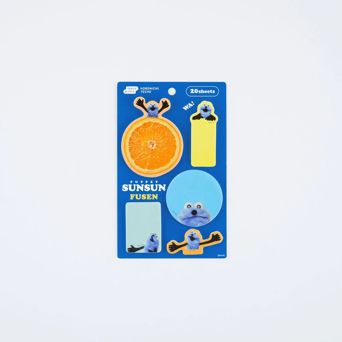 Puppet SunSun × Hobonichi Sticky Notes – 5 Designs
