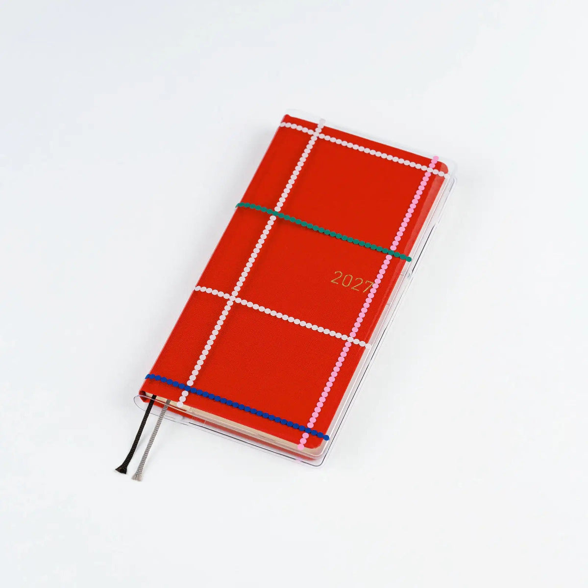 Yoshishige Watanabe Dot Check Clear Cover for Hobonichi Techo
