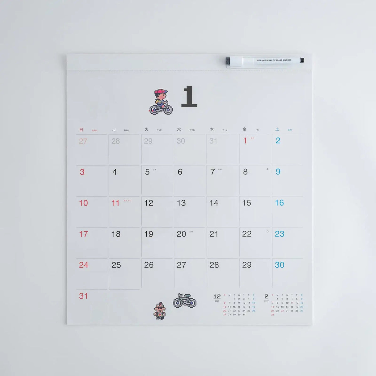 MOTHER × Hobonichi Whiteboard Calendar 2027