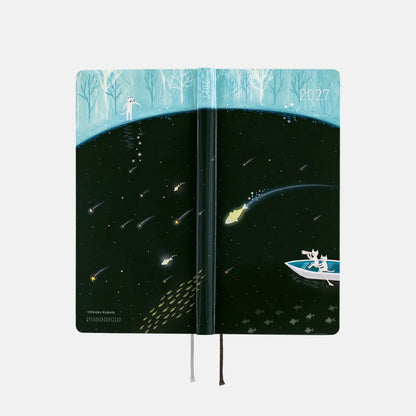 Hobonichi Techo 2027 Weeks Blue Forest Meteor Shower Planner