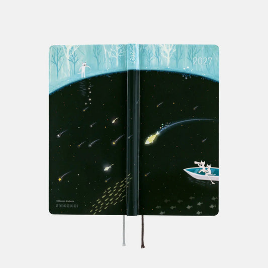 Hobonichi Techo 2027 Weeks Blue Forest Meteor Shower Planner