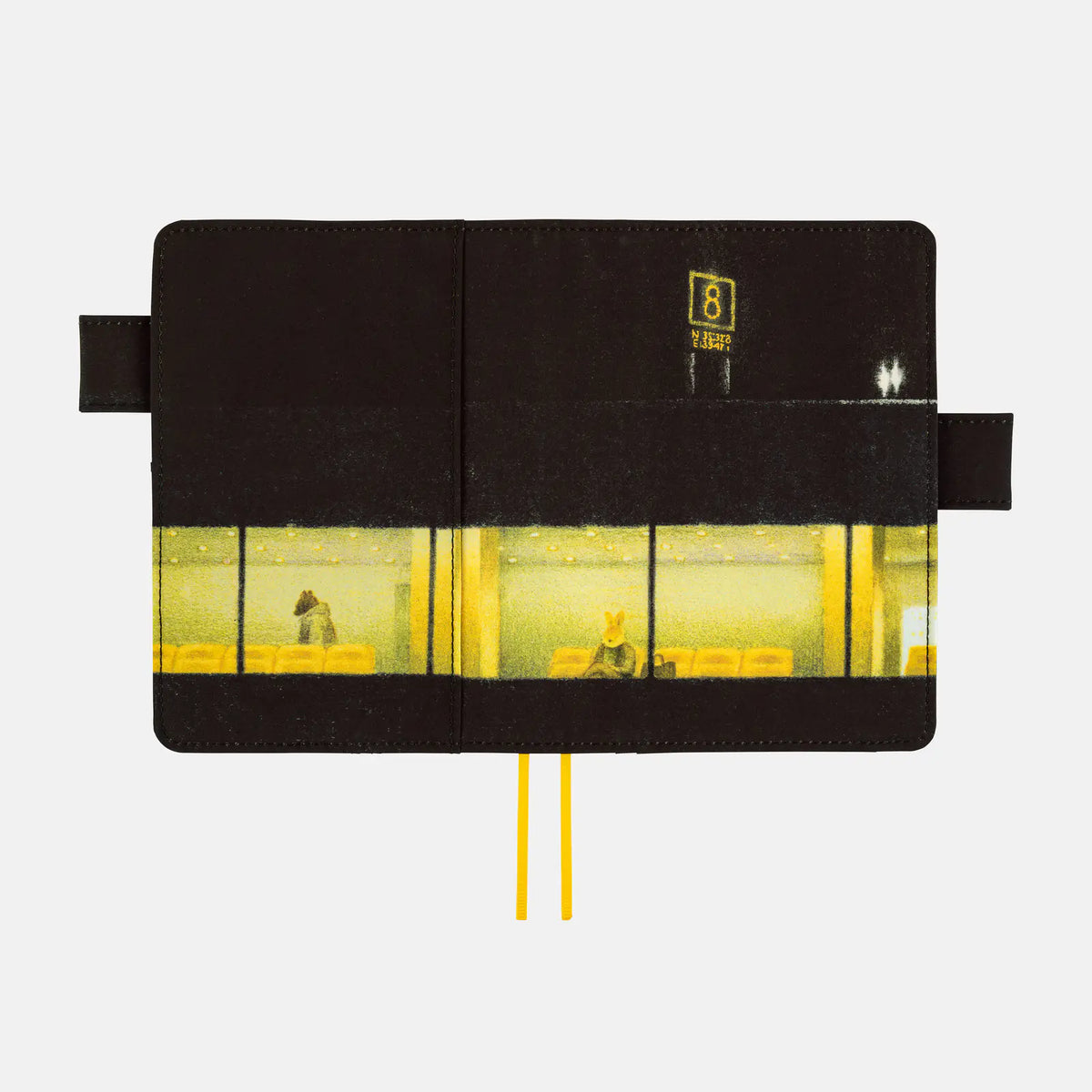 Hobonichi Techo 2027 Akiko Miyakoshi An Airport at Night A5 Planner Cover