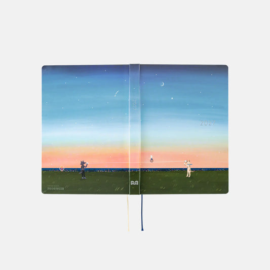Hobonichi Techo 2027 Hiroko Kubota Until the Moon Is Full HON A5 Daily Planner