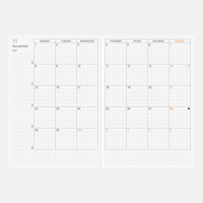 Hobonichi Techo 2027 Planner A6 English Edition