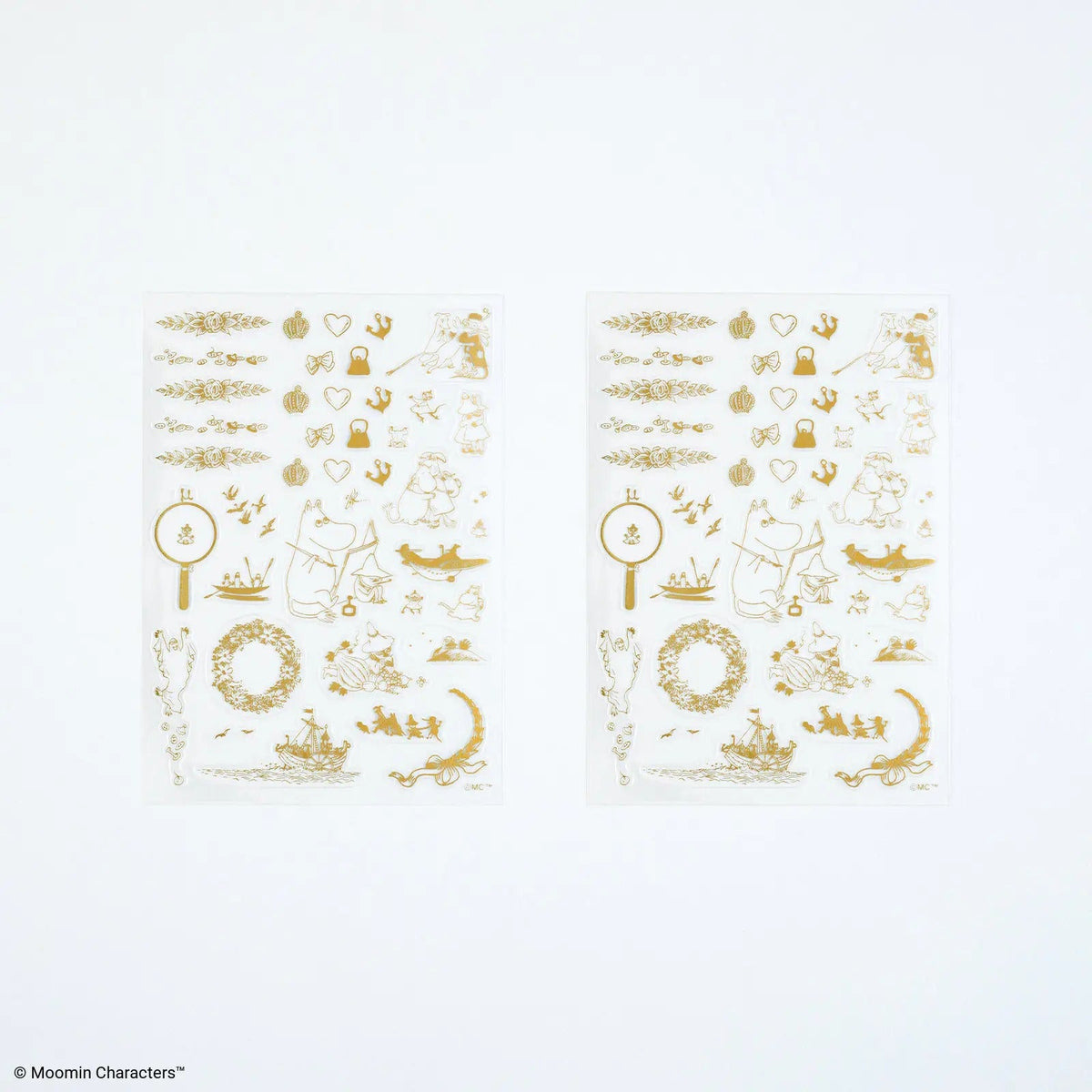 Moomin × Hobonichi Foil Clear Stickers – Adventure Record