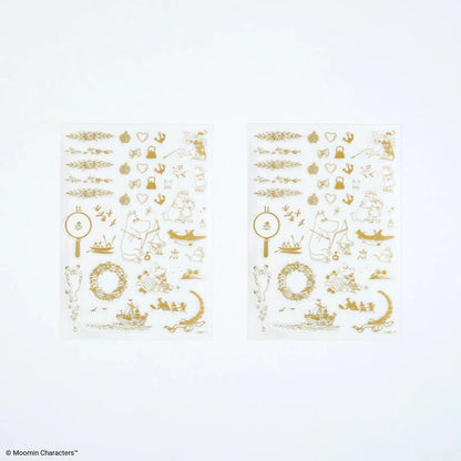 Moomin × Hobonichi Foil Clear Stickers – Adventure Record