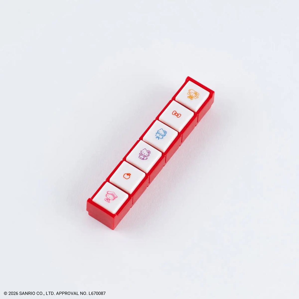 HELLO KITTY Pochitto6 Stamp – 6-Design Self-Inking Stamp Set KODOMO NO KAO × Hobonichi