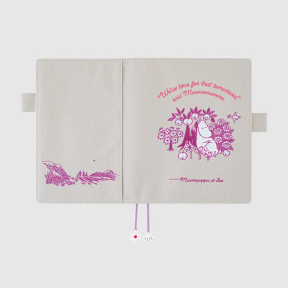 Hobonichi MOOMIN My Garden Embroidered Notebook Cover