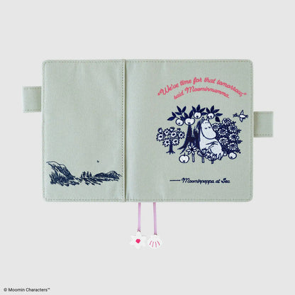 Hobonichi MOOMIN My Garden Embroidered Notebook Cover