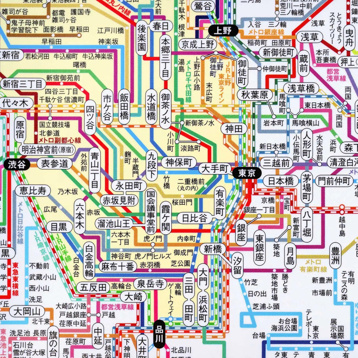 Hobonichi Techo Railway Map 2027