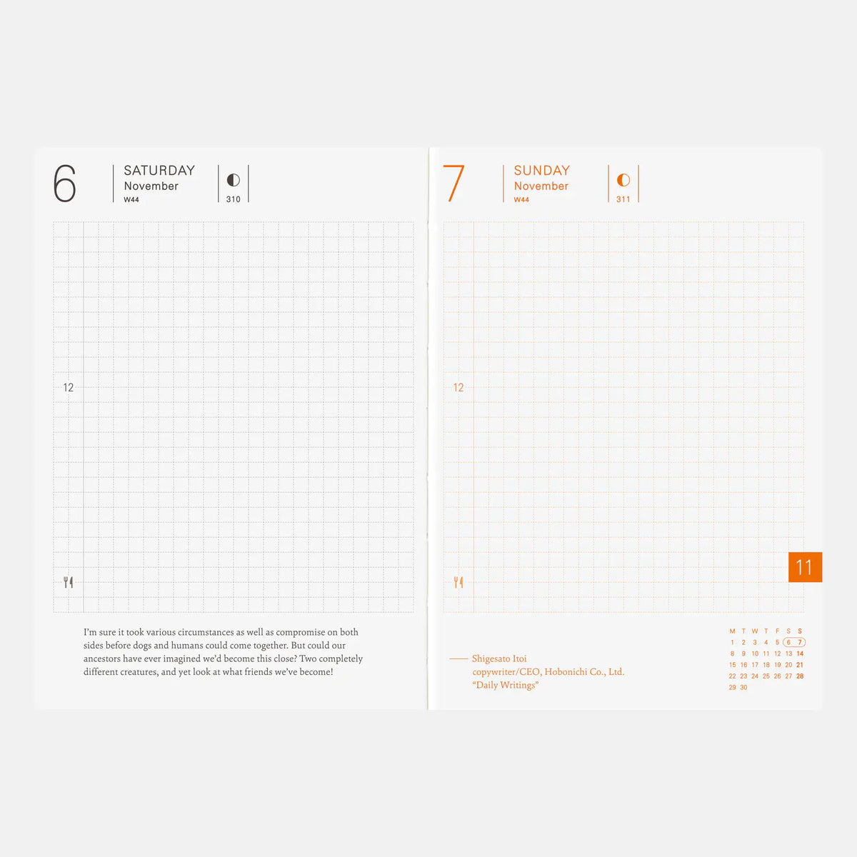 Hobonichi Techo 2027 Planner A6 English Edition