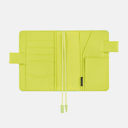 Hobonichi Techo Colors Aqua Lime Cover Original Size A6 Polyester Planner Cover 2027