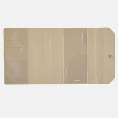 Hobonichi Techo 2027 Aileron Gray Cover Original Size A6 PVC Planner Cover with Snap Closure