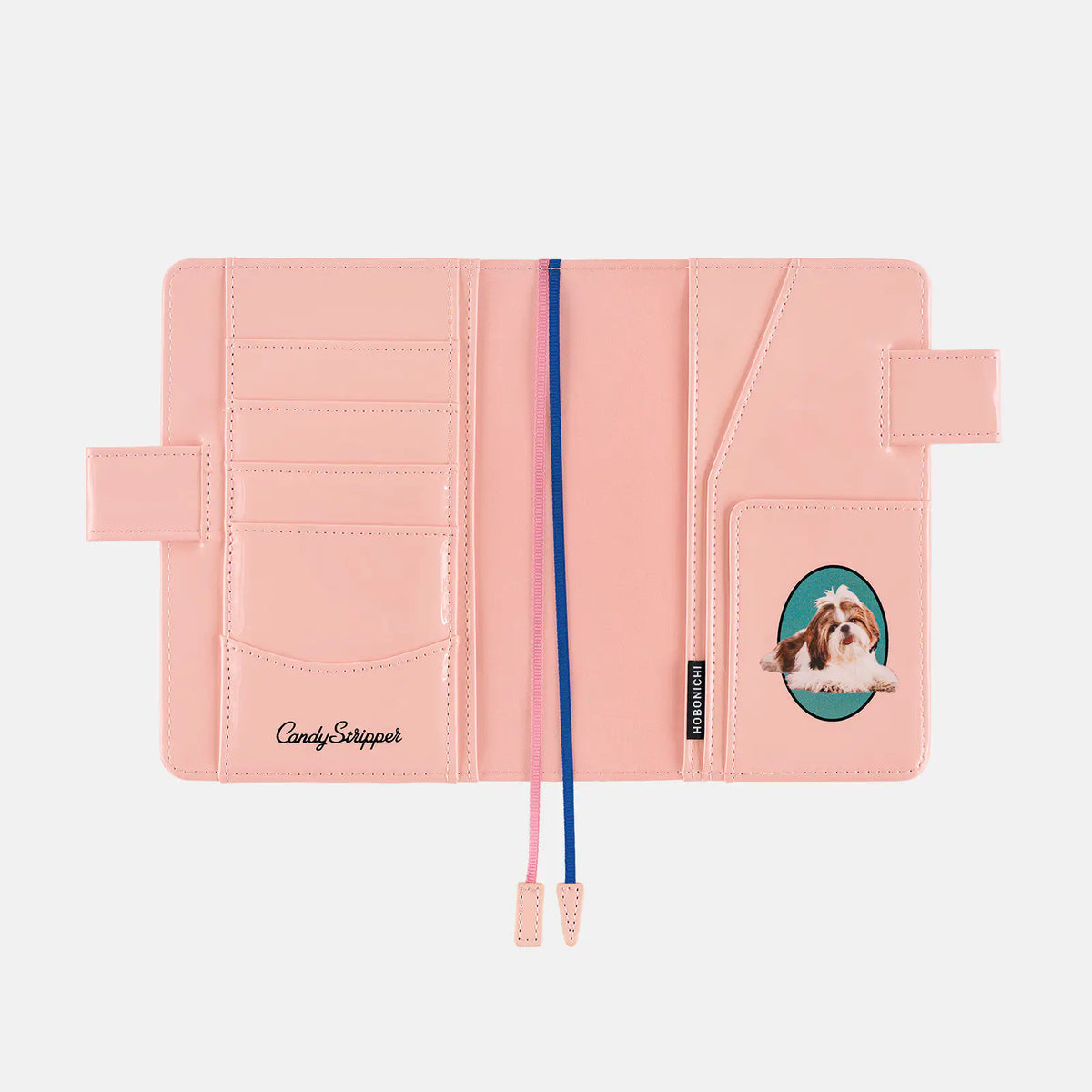 Hobonichi Techo 2027 Original A6 Cover Candy Stripper DOG & CAT Random Pink