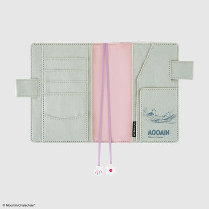 Hobonichi Techo 2027 Moomin My Garden Pale Mint A6 Planner Cover