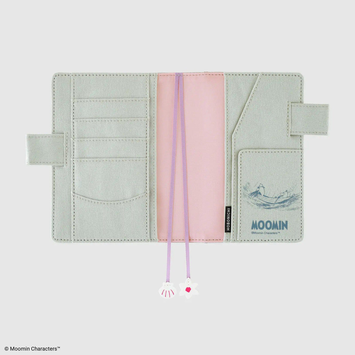Hobonichi MOOMIN My Garden Embroidered Notebook Cover