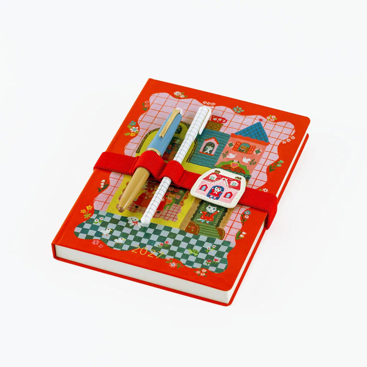 Yumi Kitagishi Shiro Neko Charm Book Band for Hobonichi HON A6 A5